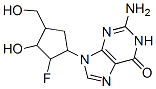 CAS#: 110289-24-2, 2-Amino-9-[(2S,3S,4S)-2-Fluoro-3-Hydroxy-4-(Hydroxymethyl)Cyclopentyl]-3H-Purin-6-One