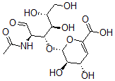 CAS 登录号：110326-09-5， (4S,5R,6R)-6-[(2R,3R,4R,5R)-2-乙酰氨基-4,5,6-三羟基-1-氧代己烷-3-基]氧基-4,5-二羟基-5,6-二氢-4H-吡喃-2-羧酸