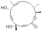 CAS#: 11033-23-1, (3Z,5R,6Z,8S,9Z,13S,14R)-5,8-Dihydroxy-5,9,13,14-Tetramethyl-1-Oxacyclotetradeca-3,6,9-Trien-2-One