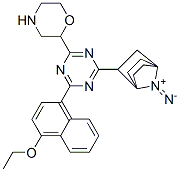 CAS#: 110383-50-1, 7-[4-(4-Ethoxynaphthalen-1-Yl)-6-Morpholin-4-Yl-1,3,5-Triazin-2-Yl]-1,4-Diazabicyclo[2.2.2]Octane