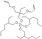 CAS#: 110392-55-7, [2,2-Bis[(2-Propen-1-Yloxy)Methyl]-1-Butanolato]Tris(Isooctanolato)-Zirconium