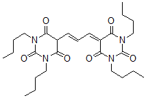 CAS 登录号：110425-49-5， 1,3-二丁基-5-[(E)-3-(1,3-二丁基-2,4,6-三氧代-1,3-二嗪农-5-基)丙-2-烯亚基]-1,3-二嗪农-2,4,6-三酮