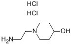 CAS 登录号：110484-18-9， 1-(2-氨基乙基)-4-哌啶醇盐酸盐(1:2)