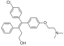 CAS 登录号：110503-62-3， 4-[(Z)-4-氯-1-[4-(2-二甲基氨基乙氧基)苯基]-2-苯基丁-1-烯基]苯酚
