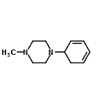 CAS#: 110521-50-1, 1-(2,4-Cyclohexadien-1-Yl)-4-Methylpiperazine