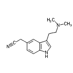 CAS 登录号：110626-61-4， {3-[2-(二甲基氨基)乙基]-1H-吲哚-5-基}乙腈