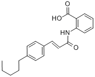 CAS#: 110683-10-8, 2-[3-(4-Pentylphenyl)Prop-2-Enoylamino]Benzoic Acid