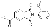 CAS 登录号：110768-14-4， 2-(2-甲氧基苯基)-1,3-二氧代-5-异吲哚啉羧酸