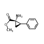 CAS#: 110769-86-3, Methyl (1S,2R)-1-Amino-2-Phenylcyclopropanecarboxylate