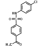 CAS#: 110820-15-0, 4-Acetyl-N-(4-Chlorophenyl)Benzenesulfonamide