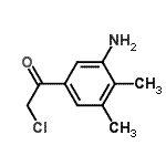 CAS 登录号：110872-55-4， 1-(3-氨基-4,5-二甲基苯基)-2-氯乙烷酮