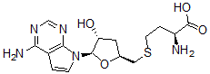 CAS#: 110880-46-1, (2S)-2-Amino-4-[[(2S,4R,5R)-5-(4-Aminopyrrolo[2,3-d]Pyrimidin-7-Yl)-4-Hydroxyoxolan-2-Yl]Methylsulfanyl]Butanoic Acid