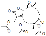 CAS 登录号：11091-27-3， 灰青斑鸠菊内酯B