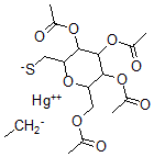 CAS#: 110913-61-6, 2,6-Anhydro-S-(ethylmercury(II))-1-thio-glycero-manno-heptitol 1,3,4,5-tetraacetate
