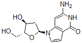CAS#: 110914-68-6, 6-Amino-1-[(2S,4S,5R)-4-Hydroxy-5-(Hydroxymethyl)Oxolan-2-Yl]-5H-Pyrrolo[3,2-c]Pyridin-4-One
