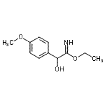 CAS 登录号：110972-63-9， 乙基2-羟基-2-(4-甲氧基苯基)乙亚氨酸酯