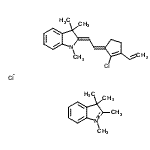 CAS#: 110992-55-7, 1,2,3,3-Tetramethyl-3H-Indolium Chloride - (2Z)-2-[(2E)-2-(2-Chloro-3-Vinyl-2-Cyclopenten-1-Ylidene)Ethylidene]-1,3,3-Trimethylindoline (1:1:1)