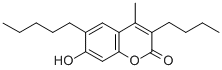 CAS#: 111052-71-2, 3-Butyl-7-Hydroxy-4-Methyl-6-Pentylchromen-2-One