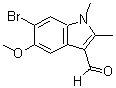 CAS#: 111083-32-0, 6-Bromo-5-Methoxy-1,2-Dimethyl-1H-Indole-3-Carbaldehyde