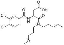 CAS#: 111106-29-7, 3-[(3,4-Dichlorobenzoyl)Amino]-4-(3-Methoxypropyl-Pentylamino)-4-Oxobutanoic Acid