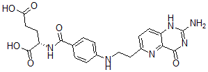 CAS 登录号：111113-73-6， (2S)-2-[[4-[2-(2-氨基-4-氧代-1H-吡啶并[6,5-e]嘧啶-6-基)乙基氨基]苯甲酰基]氨基]戊烷二酸