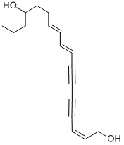CAS 登录号：111128-27-9， (2Z,8E,10E)-十七-2,8,10-三烯-4,6-二炔-1,14-二醇