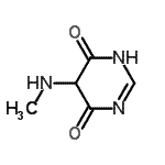 CAS 登录号：111129-63-6， 5-(甲基氨基)-4,6(1H,5H)-嘧啶二酮