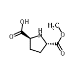 CAS 登录号：111138-65-9， (2S,5S)-5-(甲氧羰基)-2-吡咯烷羧酸