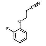 CAS 登录号：111140-91-1， 3-(2-氟苯氧基)丙腈