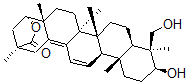 CAS#: 111150-27-7, (3beta,4beta,20beta,22beta)-3,22,23-Trihydroxyoleana-11,13(18)-Dien-29-Oic Acid gamma-Lactone