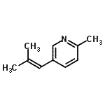 CAS#: 111422-55-0, 2-Methyl-5-(2-Methyl-1-Propen-1-Yl)Pyridine