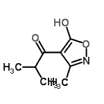 CAS#: 111461-02-0, 1-(5-Hydroxy-3-Methyl-1,2-Oxazol-4-Yl)-2-Methyl-1-Propanone