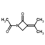 CAS 登录号：111463-26-4， 1-乙酰基-3-异亚丙基-2-氮杂环丁酮