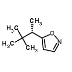 CAS 登录号：111504-55-3， 5-[(2S)-3,3-二甲基-2-丁烷基]-1,2-恶唑