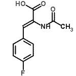 CAS#: 111649-72-0, (2Z)-2-Acetamido-3-(4-Fluorophenyl)Acrylic Acid
