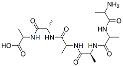 CAS#: 111652-29-0, 2-[[(2S)-2-[2-[[(2S)-2-[2-(2-Aminopropanoylamino)Propanoylamino]Propanoyl]Amino]Propanoylamino]Propanoyl]Amino]Propanoic Acid