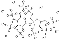 CAS 登录号：111757-57-4， 蔗糖八硫酸酯钾盐