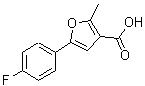 CAS 登录号：111787-88-3， 5-(4-氟苯基)-2-甲基-3-糠酸