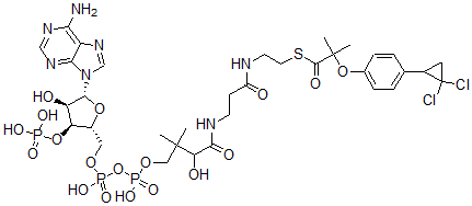 CAS#: 111900-25-5, Ciprofibrate-coenzyme A