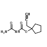 CAS#: 112046-83-0, 1-(2-Propyn-1-Yl)Cyclopentyl Carbamoylcarbamate