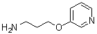 CAS#: 112086-55-2, 3-(3-Pyridinyloxy)-1-Propanamine
