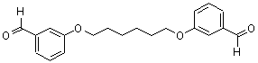 CAS#: 112116-24-2, 3,3'-[1,6-Hexanediylbis(Oxy)]Dibenzaldehyde