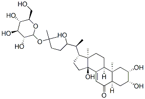 CAS 登录号：112172-82-4， 蜕皮激素25-O-吡喃葡萄糖苷
