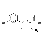 CAS#: 112193-37-0, 2-{[(5-Hydroxy-3-Pyridinyl)Carbonyl]Amino}Butanoic Acid