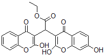 CAS 登录号：112222-66-9， 2-(2,7-二羟基-4-氧代苯并吡喃-3-基)-2-(2-羟基-4-氧代苯并吡喃-3-基)乙酸乙酯