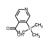 CAS 登录号：112266-47-4， 3-(三甲基硅烷基)异烟酸
