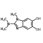 CAS 登录号：112388-47-3， 2-(二甲基氨基)-1-甲基-1H-苯并咪唑-5,6-二醇