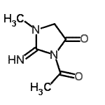 CAS#: 112538-45-1, 3-Acetyl-2-Imino-1-Methyl-Imidazolidin-4-One