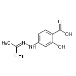 CAS#: 112599-94-7, 2-Hydroxy-4-(2-Isopropylidenehydrazino)Benzoic Acid