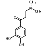 CAS 登录号：112744-61-3， 1-(3,4-二羟基苯基)-3-(二甲基氨基)-1-丙酮